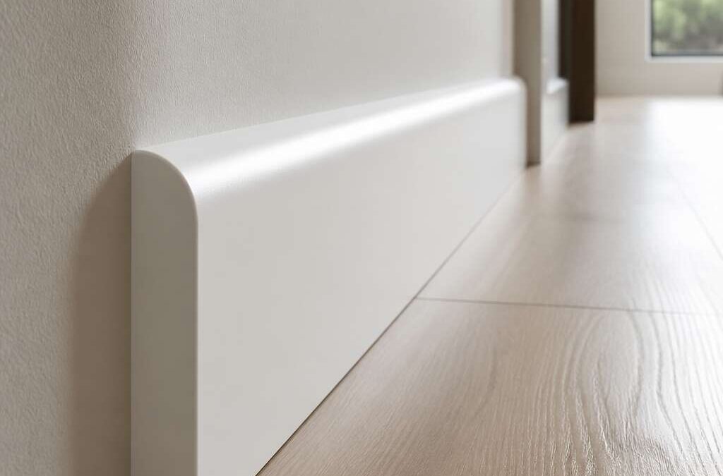 Bullnose skirting boards craddock offer a clean base for any room.